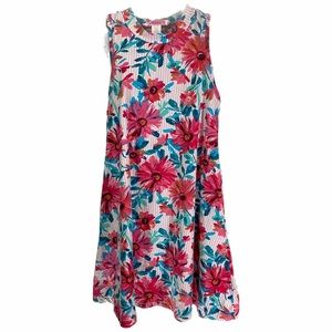 1st Kiss girl’s floral striped halter dress 10/12